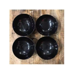 Couverts durables écologiques faits à la main uniques de bol de corne de boeuf pour la maison et l'affichage de table Buffalo de style animal - Product Image 2