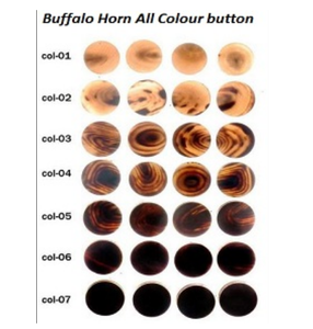 Botones de Cuerno de Búfalo Tallados a Mano en India, Color Negro y Tigre, Artesanía Natural, Duraderos - Product Image 4