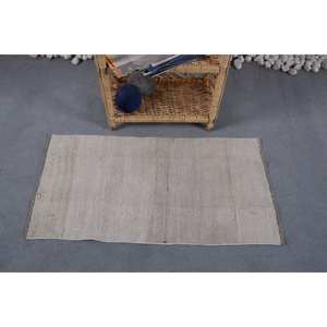 พรมปูพื้นขนสัตว์สีเบจขนาดใหญ่1.7x3.3ฟุตทรงสี่เหลี่ยมผืนผ้าขนาดใหญ่สำหรับติดประตูเตียงนอนยางทันสมัย - Product Image 1