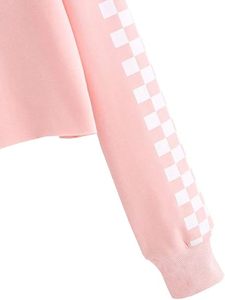 Sudadera Corta con Capucha para Mujer, Última Moda, Personalizada, 100% Algodón, Estilo Urbano, Lavada, Lisa, Corta, para Invierno, Verano y Otoño - Product Image 5