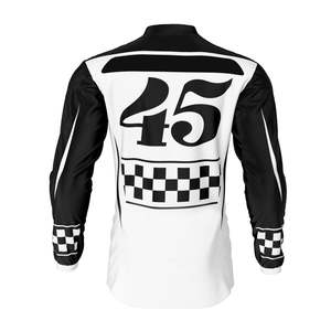 เสื้อขี่จักรยานทีมวิบากเสื้อปั่นจักรยานแขนยาวไม่มีลายระบายอากาศได้ดีสำหรับการแข่งออฟโรดและมอเตอร์ไซค์ - Product Image 3