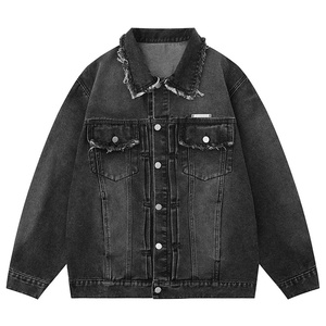 Wholesale Mens Denim <b>Jacket</b> Fleece Lining Custom <b>Patches</b> <b>for</b> Fall Apparel Brands Bulk Supplier - Product Image 2