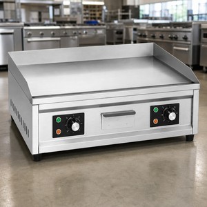 Commercial Electric <b>Flat</b> <b>Top</b> <b>Griddle</b> Dual Control 220V 4.4kW for Restaurant Equipment Dealer Export - Product Image 1
