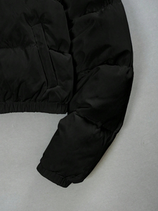 <b>Puffer</b> <b>Jacket</b> <b>Crop</b> Top Embroidered for <b>Women</b> Cold Weather <b>Jacket</b> With Full Customization on Trending - Product Image 6