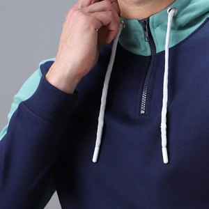 Windproof Cotton Made Men Short Zip Hoodies Customized Logo Quick Dry Basics Short Zip Hoodies - Product Image 6