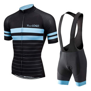 Custom Men's <b>Cycling</b> Jersey Bib <b>Shorts</b> Set Quick Dry Breathable Polyester Road Bike Wear with Full Zip <b>Padded</b> <b>Shorts</b> Plus Size - Product Image 1