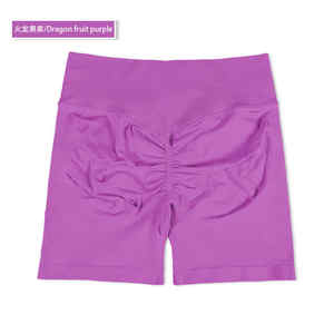 "กางเกงขาสั้นสำหรับผู้หญิงแบบไร้รอยต่อสำหรับออกกำลังกายเล่นฟิตเนสยืดได้4ทาง OEM ODM ขายส่ง" - Product Image 4