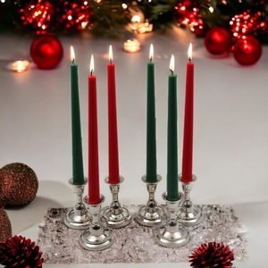 Unique Style Silver Color Metal Taper <b>Candle</b> Holder for Wedding & Christmas Lighting for Home Decor & Tabletop Decoration - Product Image 6