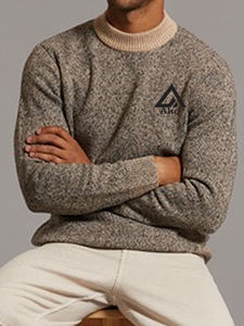 Suéteres de Invierno de Manga Larga al por Mayor con Logotipo Personalizado Gingtto, Suéter de Punto 100% Algodón, el Mejor Producto en AKO Sport - Product Image 5