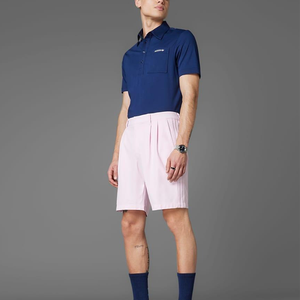 Ropa de moda para hombres, chándal corto con cremallera, chaleco de utilidad y pantalones cortos de sudor, traje corto de dos piezas - Product Image 6