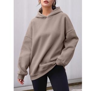 Alta calidad de algodón liso de peso pesado en blanco de gran tamaño personalizado de las mujeres de talla grande de los hombres sudaderas con capucha de BD - Product Image 4