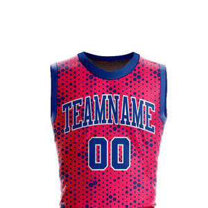 Vente en gros de maillot de basket-ball réversible personnalisé pour les jeunes design sublimé respirant imprimé XS 5XL pour la saison de basket-ball d'été - Product Image 4