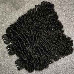 VQHAIR 100% Extensions de cheveux humains vierges Remy Top Birman Curly Style Double Drawn Tissage de cheveux vietnamiens compétitif - Product Image 5