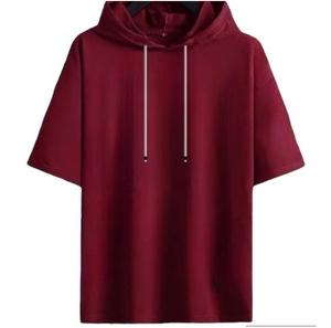 Nouveau 2025 meilleur design t-shirts avec capuche respirant en gros respirant pull de qualité supérieure avec cordon de serrage capuche t-shirt - Product Image 1