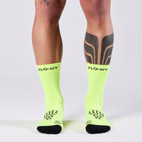 Floky Calza S-MASH 3D Chaussettes de sport jaunes M/L 40-43