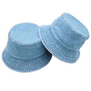Custom Design Blank Adjustable Unisex 100% Cotton Jersey Heavy Washed Casual Comfortable All Season Bucket <b>Hat</b> - Product Image 1