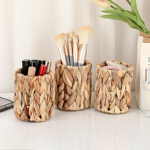 Portalápices de Jacinto de Agua, Precio de Productor, Cesta para Rotuladores Tejida a Mano - Product Image 6