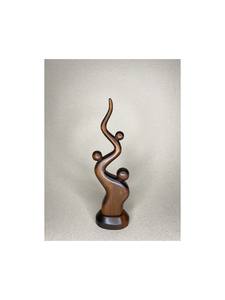 Sculptures de figurines en bois massif poli de style nautique créatif pour la décoration de la maison - Product Image 2