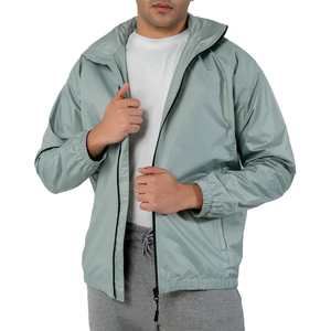 Nouvelle vente chaude Veste coupe-vent en softshell de haute qualité à fermeture éclair Veste coupe-vent unisexe de haute qualité sur mesure OEM - Product Image 5