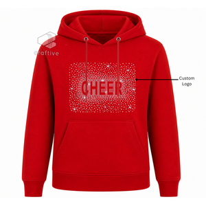 Custom Cheer Zip-Up Hoodie Personalized Team Warm Up Cheerleading <b>Jacket</b> Girls Athletic Fit Hoodie For Practice & Performance - Product Image 1