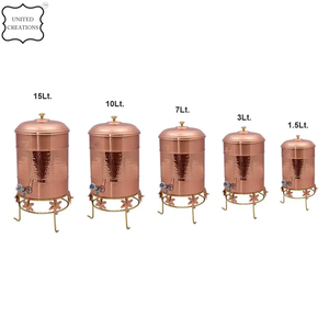 เครื่องจ่ายน้ำทองแดงอายุรเวทเครื่องจ่ายน้ำหม้อทำจากทองแดงที่ดีต่อสุขภาพ - Product Image 2