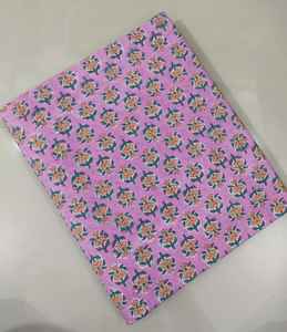 ผ้าฝ้ายบล็อกมือพิมพ์ลายผ้าฝ้าย100% มรดก Jaipur แบบดั้งเดิมเป็นมิตรต่อสิ่งแวดล้อมระบายอากาศได้ - Product Image 3