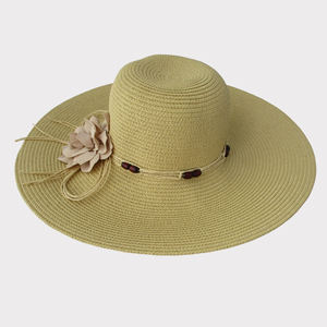 NOVEDAD DE VERANO 2024, sombrero de paja de ala ancha para el sol, sombrero de vaquero con logotipo personalizado de alta calidad, estilo para viajes y playa - Product Image 1