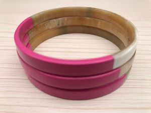 CORNE NATURELLE Fait à la main de luxe en gros naturel Buffalo Ox Cow Horn Bangle bijoux de mode pour hommes et femmes - Product Image 4