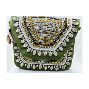 Bolso bandolera étnico bohemio Vintage, bolso cruzado hecho a mano para mujer, bolso de hombro elegante con bordado - Product Image 1