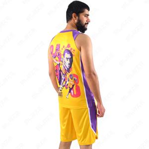 Unisex Custom Team <b>Basketball</b> Uniform with Printed Design Breathable & Quick Dry Custom Logo and Team Name - Product Image 2