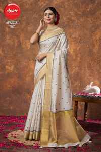 Saris de lino puro de primera calidad para mujer, Lino suave con diseño de textura rica, uso diario, ropa de oficina, saris hermosos festivos - Product Image 5