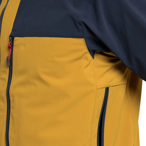 Venta caliente diseño único chaqueta de concha suave para hombres cremallera estilo 100% tela de poliéster recubierto de invierno personalizado OEM - Product Image 4