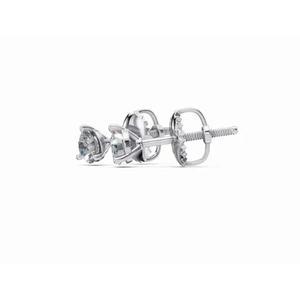 Pendientes de Diamantes Solitarios Radiance Reverie de Oro de 18 Quilates de Alta Calidad, Corte Redondo, Joyería Cultivada en Laboratorio, Venta al por Mayor B2B, Exportación - Product Image 2