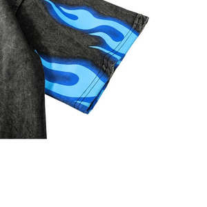 เสื้อยืดผ้าฝ้าย100% ลายว่างเปล่าสำหรับผู้ชายและผู้หญิงพิมพ์โลโก้ขนาดใหญ่พิเศษแบบกำหนดเอง - Product Image 5