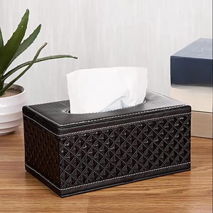 Caja de pañuelos de madera y metal hecha a mano moderna rentable con diseño personalizable para uso doméstico y comercial - Product Image 5