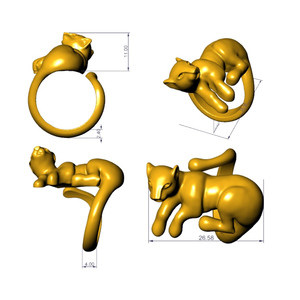 <b>Indian</b> Supplier CVD Diamond Panther Style <b>Ring</b> 18kt Gold with VS-SI Purity IGI Certified for Wedding - Product Image 3