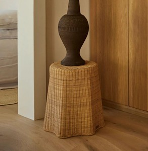 Mesa auxiliar de ratán Natural de diseño moderno de alta calidad, muebles para el hogar, taburete de ratán para sala de estar, tamaño personalizable hecho en Vietnam - Product Image 6