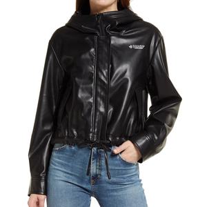 Chaqueta de cuero genuino para mujer Chaquetas de moda para mujer Chaquetas de cuero de temporada de invierno para la venta - Product Image 4