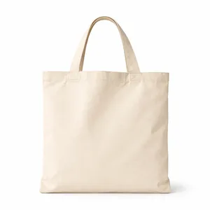Wholesale 100 Count Cotton Tote <b>Bags</b> 16\" X 16\" <b>Medium</b> Eco-Friendly Recyclable Plain Letter Screen for Daily Use Advertising - Product Image 1