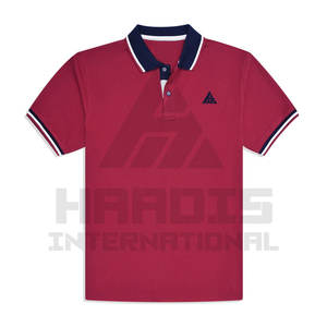 Polos de último diseño Polos de ropa informal Polos de color personalizados con logotipo personalizado - Product Image 4