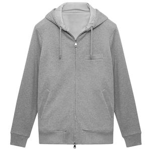Eco-friendly Clothing 100% Cotton Double Zipper Heavyweight Double Zip Hoodie Oversized Zipper Hoodies Custom Boxy Zip Up Hoodie - Product Image 5