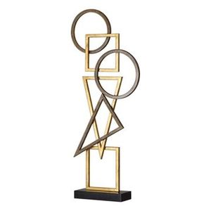 New Arrival <b>Gold</b> Color Sculpture Tabletop Handmade Decorative Fancy New Designing Decorating Wholesale Standard Design Sculpture - Product Image 2