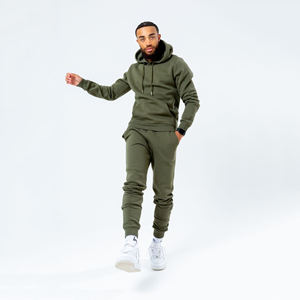 Sweat à capuche décontracté et pantalon de survêtement pour hommes costume de sport d'hiver respirant deux pièces Hip Hop Streetwear printemps nouveau survêtement - Product Image 1