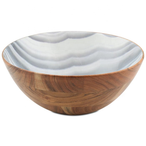 Cuenco de madera para servir de gran venta, diseño único de alta calidad, producto estándar superior, artículo de artesanía india, artículo decorativo para el hogar - Product Image 5