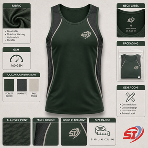 Custom Carbon Texture <b>Men</b>’s <b>Gym</b> Tank Top Quick Dry Premium Fitness <b>Vest</b> - Product Image 5