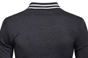 <b>Mens</b> varsity <b>jacket</b> with cropped style and modern casual fashion - Product Image 6