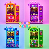 Distributeur de bonbons, Distributeur de bonbons au design monstre, Distributeur intelligent IA, Machine distributrice de boissons et de snacks