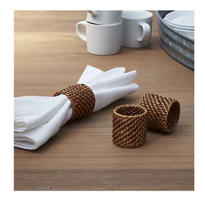 Soporte para servilleteros, venta al por mayor, servilletero de ratán de estilo especial de alta calidad, soporte para servilleteros de lujo - Product Image 1