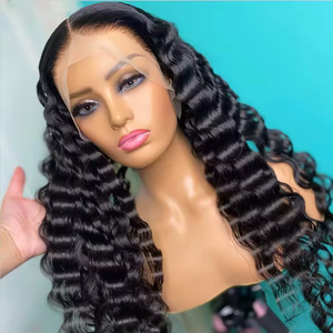 Perruques cheveux indiens originaux sans colle Hd dentelle frontale perruques cheveux humains alignés sur les cuticules perruques cheveux humains bruts - Product Image 4