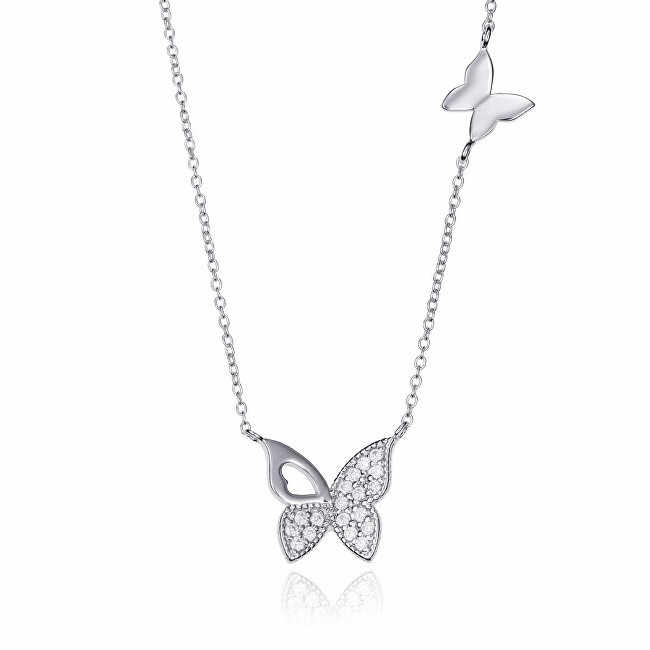 Beautiful Silver Bow Tie Necklace Popular Fashion Accessory 71053C000-30